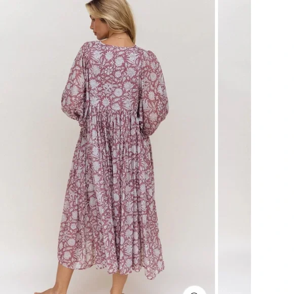 Daughters of India - Kyra Midi Dress - Musk - Picture 5 of 5